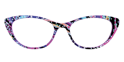 The Vaporwave Marble with Star Glitter - Front Top Thumbnail - Pair Eyewear