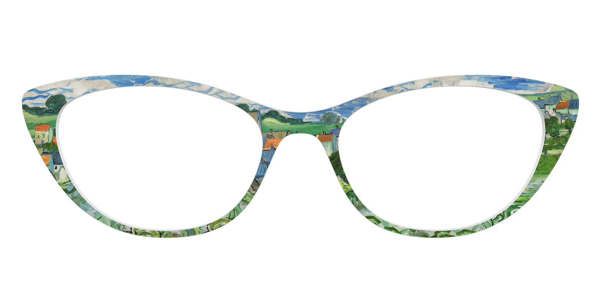 The View of Auvers-Sur-Oise - Front Top Image - Pair Eyewear