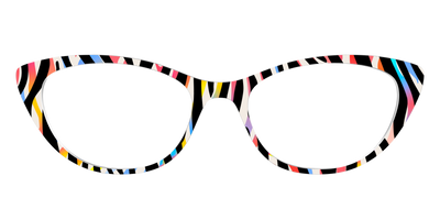 The Vivid Zebra Stripes - Front Top Thumbnail - Pair Eyewear