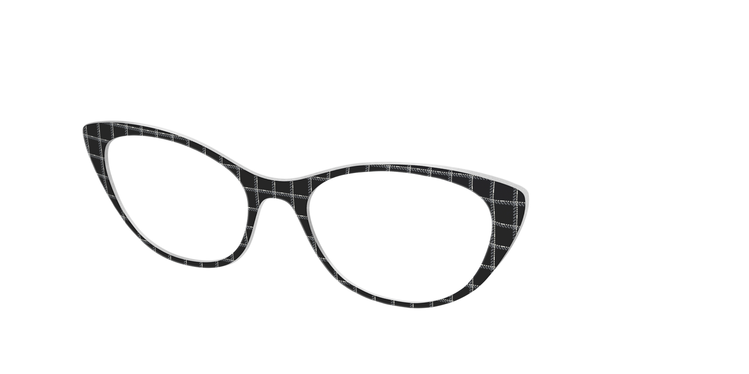 The Windowpane Plaid - Angle Top Image - Pair Eyewear