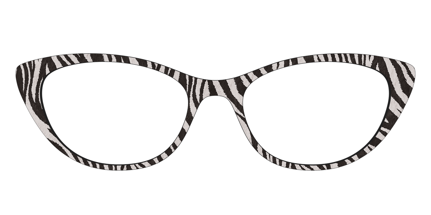 The Zebra Stripes - Front Top Image - Pair Eyewear