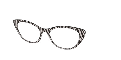 The Zebra Stripes - Angle Top Thumbnail - Pair Eyewear