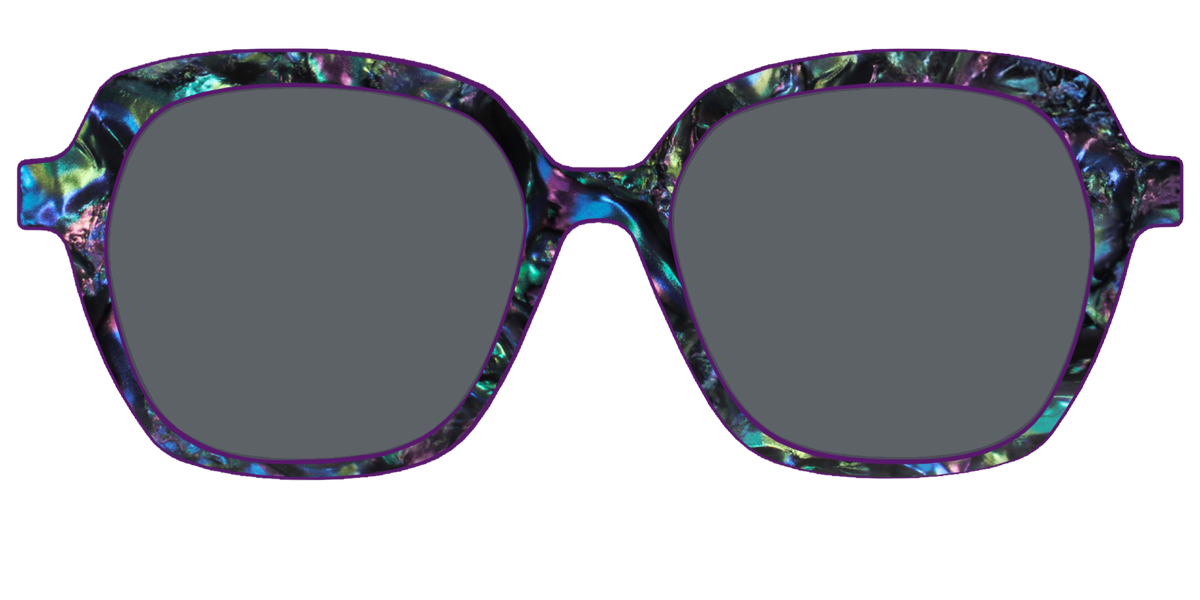 The Polarized Abalone Sun Top - Front Top Image - Pair Eyewear