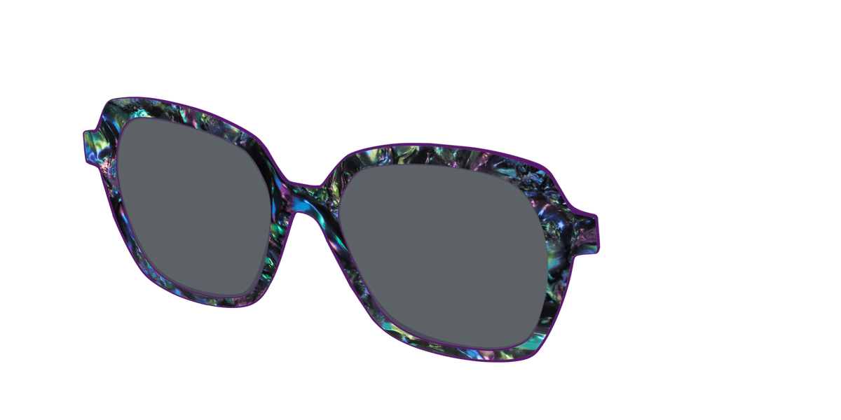 The Polarized Abalone Sun Top - Angle Top Image - Pair Eyewear