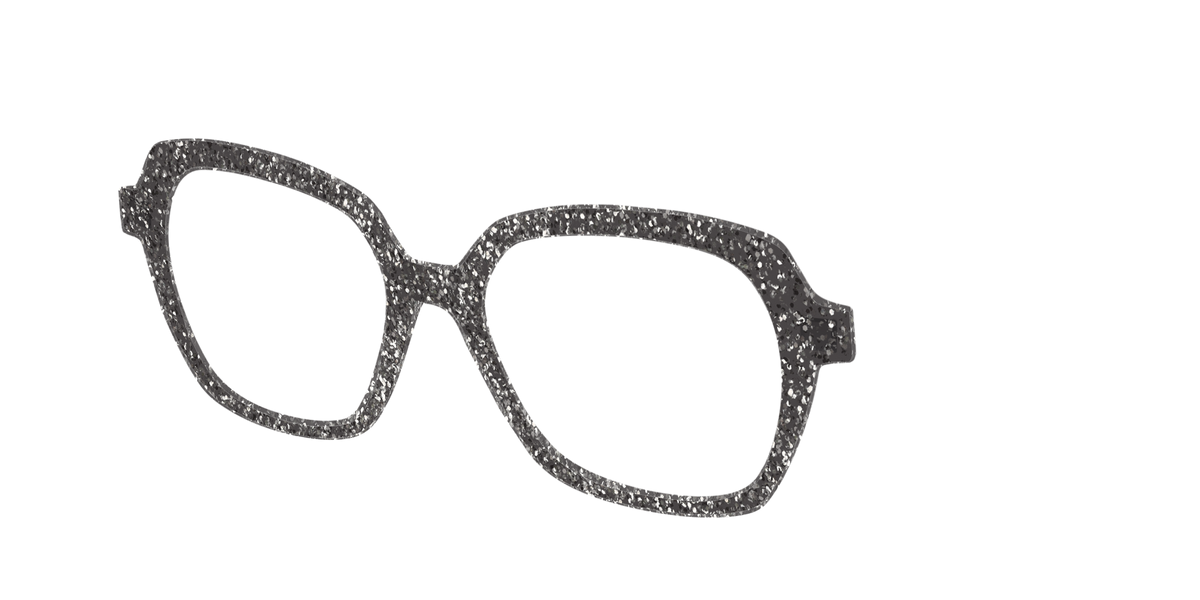 The Black Sparkle - Angle Top Image - Pair Eyewear