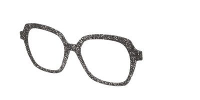 The Black Sparkle - Angle Top Thumbnail - Pair Eyewear