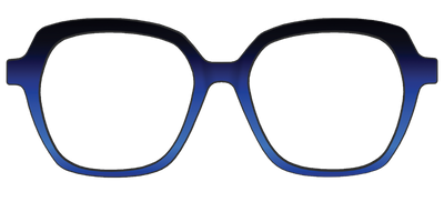 The Black to Blueberry Gradient - Front Top Thumbnail - Pair Eyewear