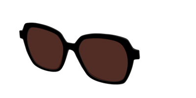 The Black with Brown Golf lens - Angle Top Thumbnail - Pair Eyewear
