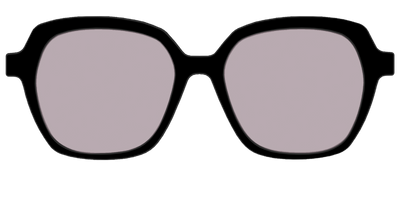 The Black with Gray Gaming lens - Front Top Thumbnail - Pair Eyewear