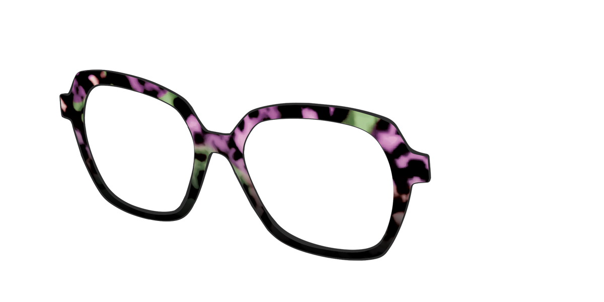 The Boysenberry Tortoise - Angle Top Image - Pair Eyewear