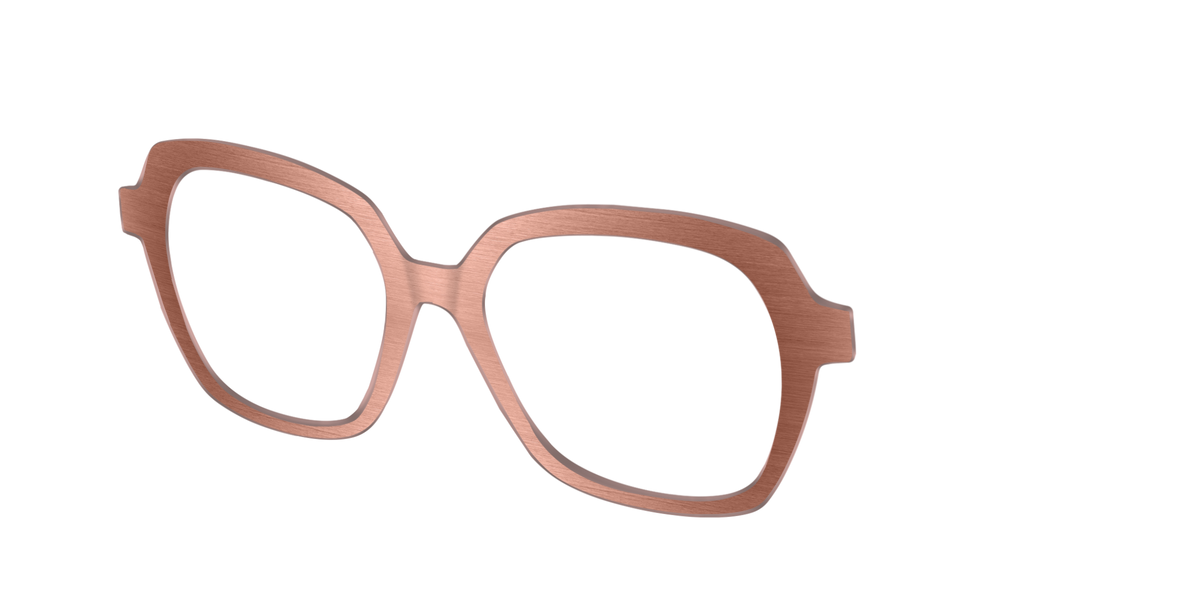 The Brushed Champagne - Angle Top Image - Pair Eyewear