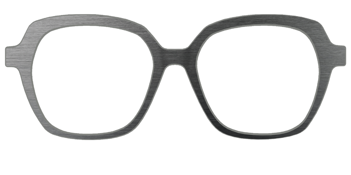 The Brushed Nickel - Front Top Image - Pair Eyewear