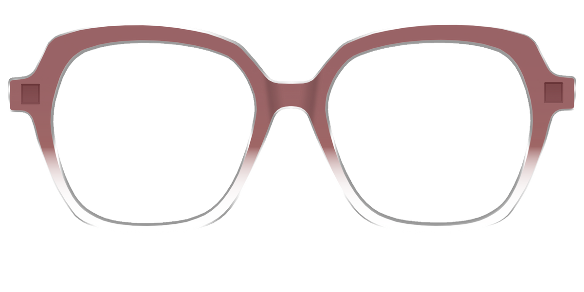 The Burgundy Gradient Crystal - Front Top Image - Pair Eyewear