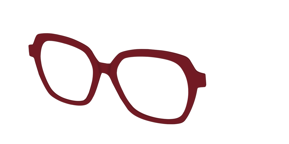 The Burgundy - Angle Top Image - Pair Eyewear