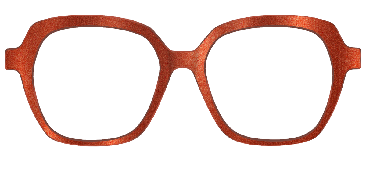 The Burnt Orange Shimmer - Front Top Image - Pair Eyewear