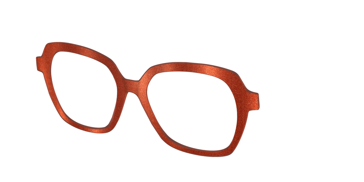 The Burnt Orange Shimmer - Angle Top Image - Pair Eyewear