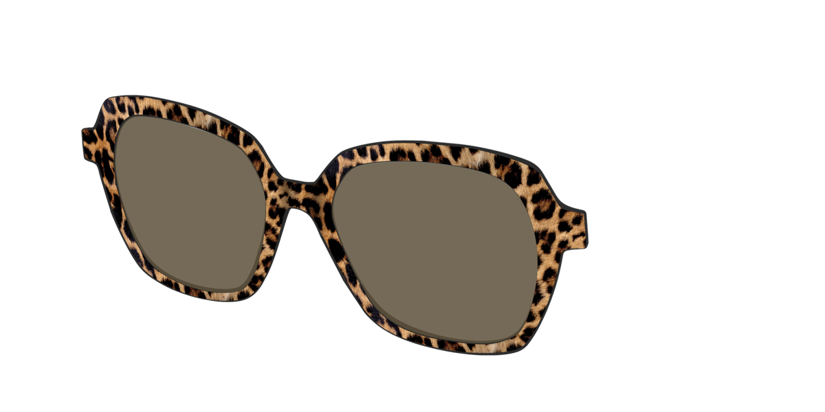 The Polarized Cheetah Spots Sun Top - Angle Top Image - Pair Eyewear