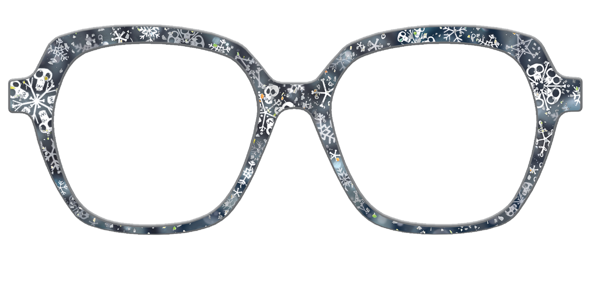 The Christmas Town Snow Globe with Holographic Glitter - Front Top Image - Pair Eyewear