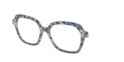 The Christmas Town Snow Globe with Holographic Glitter - Angle Top Thumbnail - Pair Eyewear