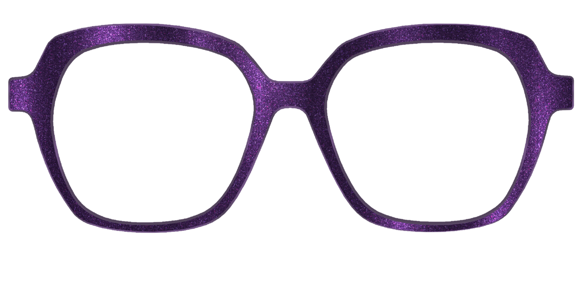 The Deep Purple Shimmer - Front Top Image - Pair Eyewear