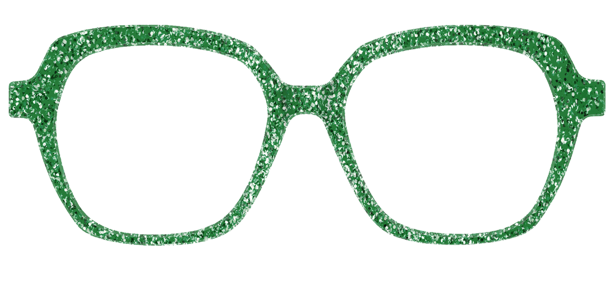 The Emerald Sparkle - Front Top Image - Pair Eyewear