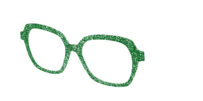 The Emerald Sparkle - Angle Top Thumbnail - Pair Eyewear