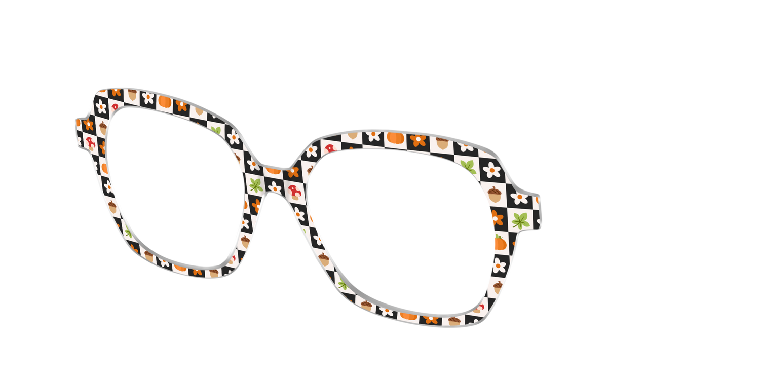 The Fall Festive Check - Angle Top Image - Pair Eyewear