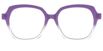 The Grape Gradient Crystal - Front Top Thumbnail - Pair Eyewear