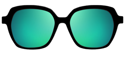 The Polarized Green Reflective Sun Top - Front Top Thumbnail - Pair Eyewear