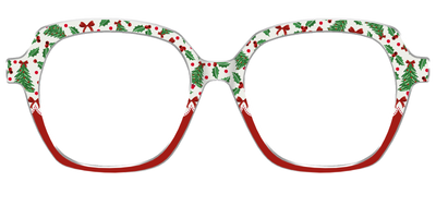 The Holly Jolly Split - Front Top Thumbnail - Pair Eyewear