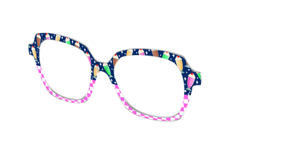 The Ice Cream Social Split - Angle Top Thumbnail - Pair Eyewear