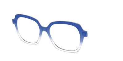The Indigo Gradient Crystal - Angle Top Thumbnail - Pair Eyewear