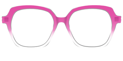The Magenta Gradient Crystal - Front Top Thumbnail - Pair Eyewear