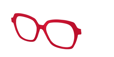 The Matte Red - Angle Top Thumbnail - Pair Eyewear