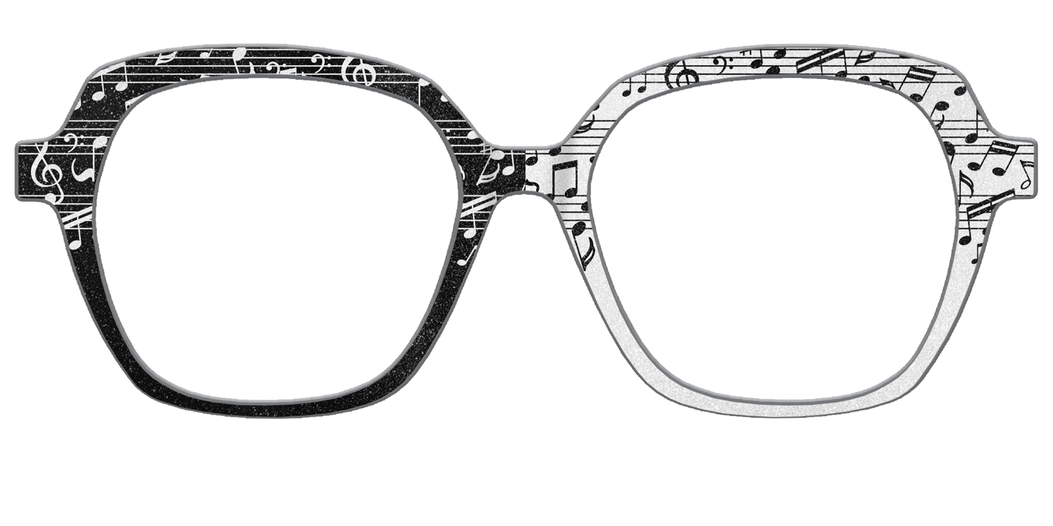 The Musical Shimmer Split - Front Top Image - Pair Eyewear