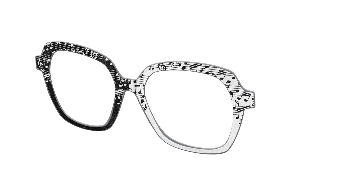 The Musical Shimmer Split - Angle Top Image - Pair Eyewear