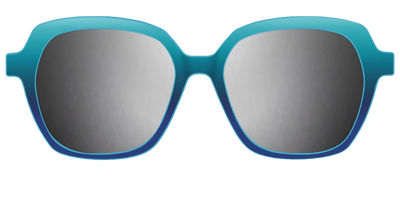 The Polarized Ocean Blue Sun Top - Front Top Thumbnail - Pair Eyewear