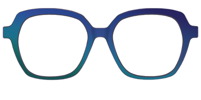 The Peacock Ombre - Front Top Thumbnail - Pair Eyewear