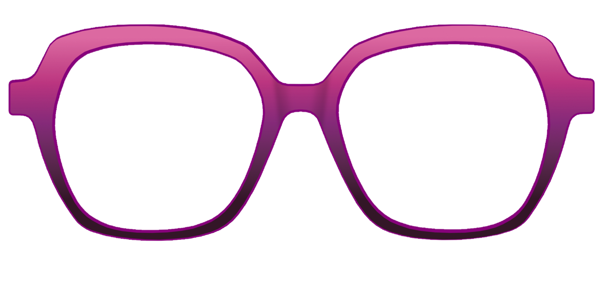 The Pink to Plum Gradient - Front Top Image - Pair Eyewear