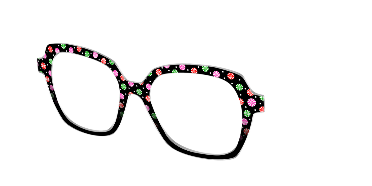 The Pretty Peppermints - Angle Top Image - Pair Eyewear