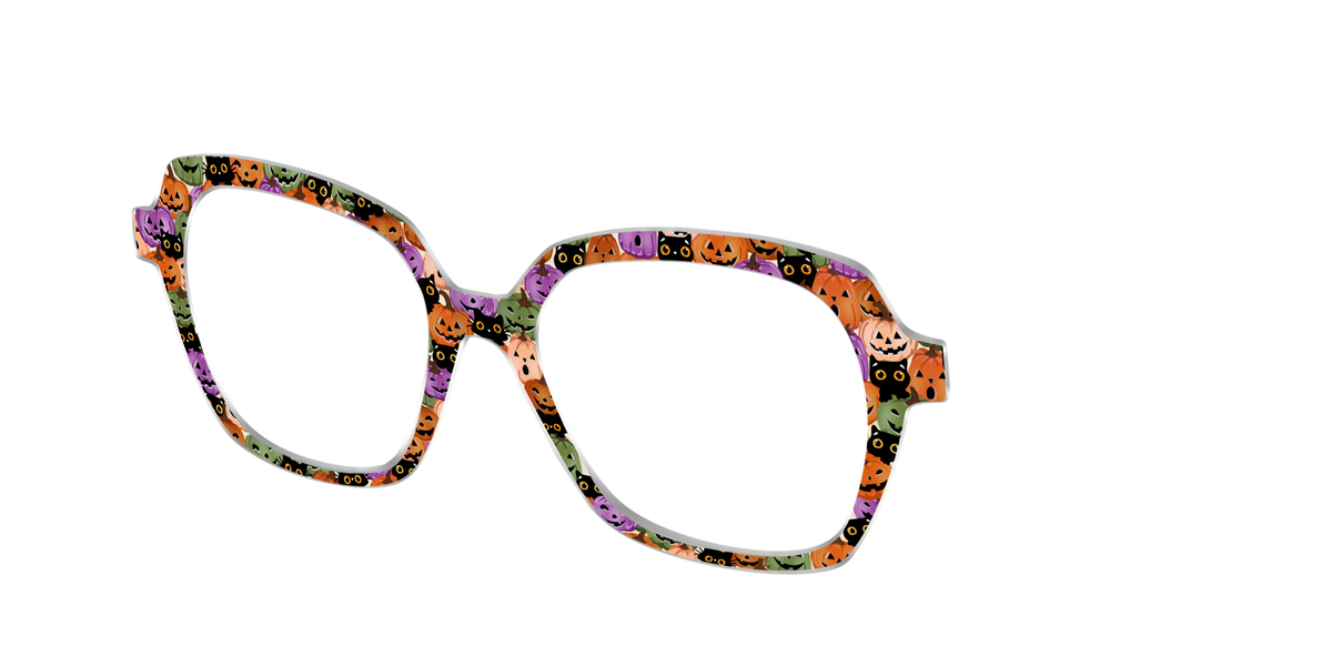The Purring Pumpkins - Angle Top Image - Pair Eyewear