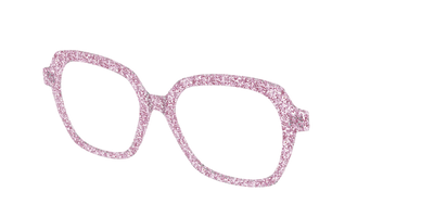 The Rose Gold Sparkle - Angle Top Thumbnail - Pair Eyewear