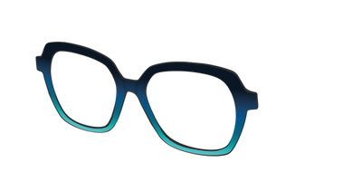 The Royal Blue to Seafoam Gradient - Angle Top Thumbnail - Pair Eyewear