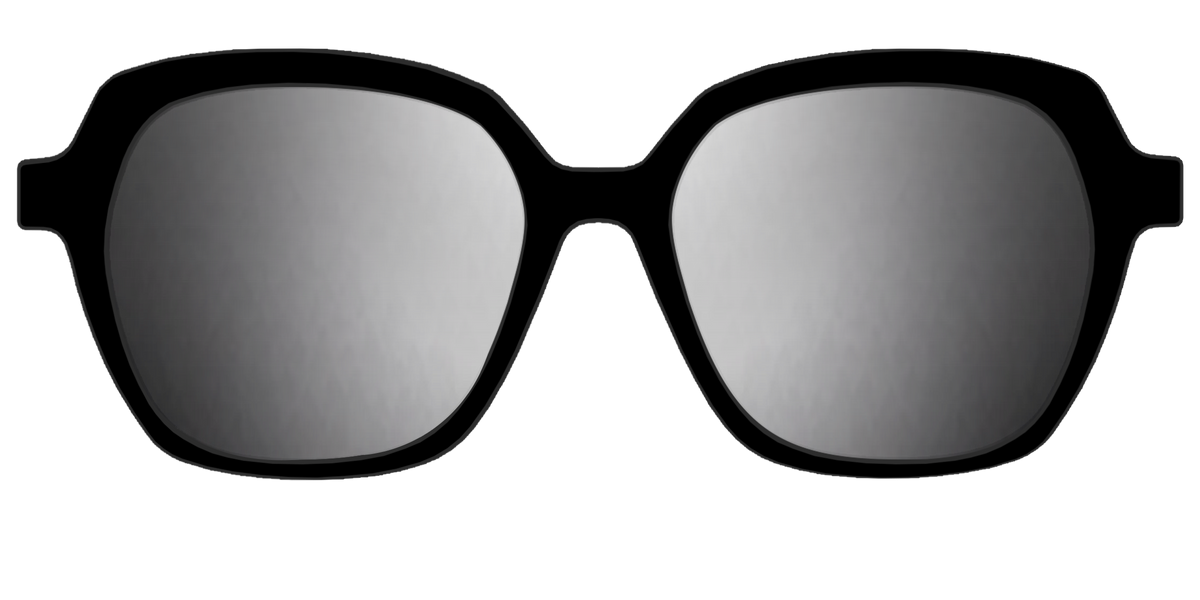 The Polarized Silver Reflective Sun Top - Front Top Image - Pair Eyewear
