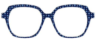 The Snowflake Polka Dot - Front Top Thumbnail - Pair Eyewear