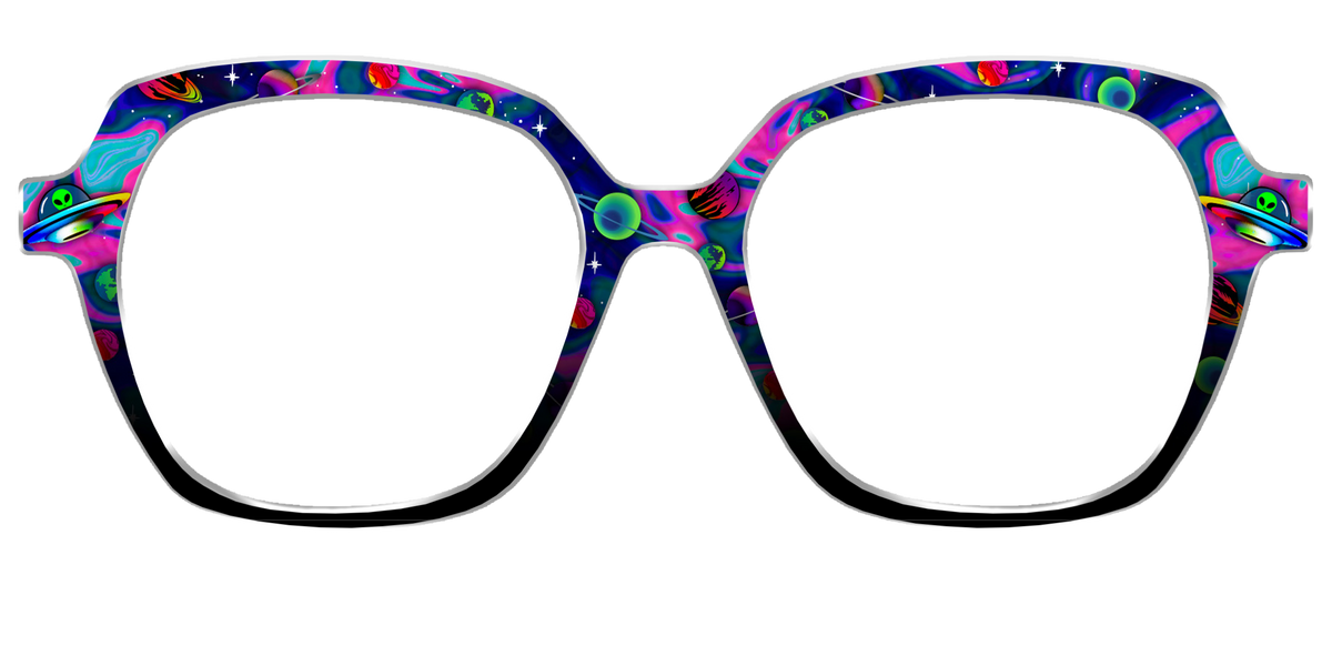 The Space Invasion Marble - Front Top Image - Pair Eyewear