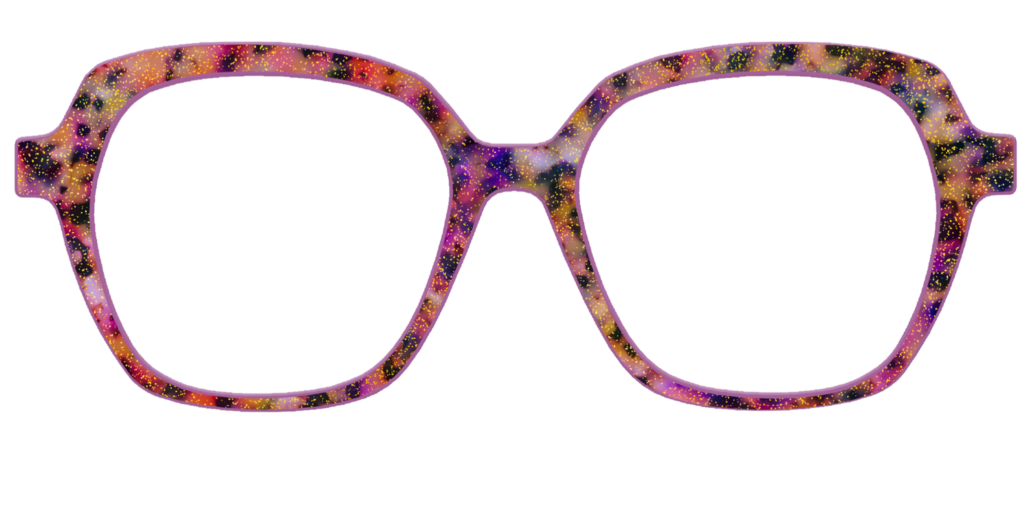 The Spooktacular Tortoise with Glitter - Front Top Image - Pair Eyewear