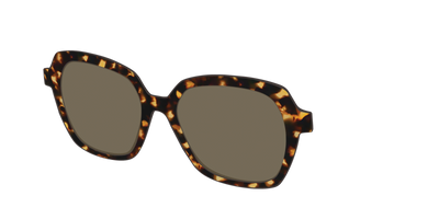 The Non-Polarized Tortoise Sun Top - Angle Top Thumbnail - Pair Eyewear