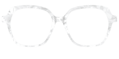 The White Pearlescent - Front Top Thumbnail - Pair Eyewear