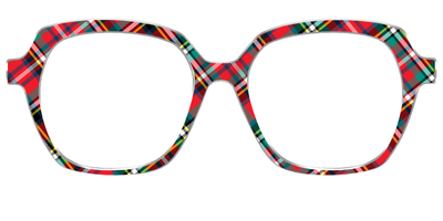The Winter Plaid - Front Top Thumbnail - Pair Eyewear